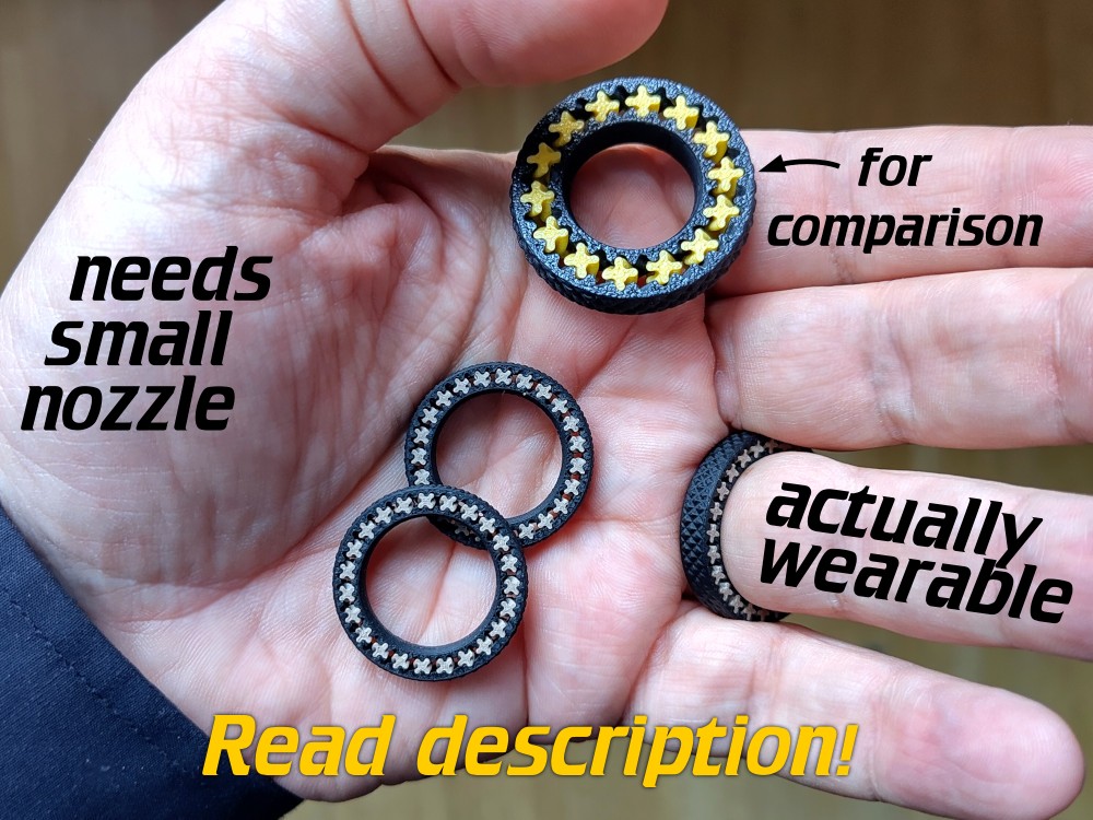 micro-gear fidget ring
