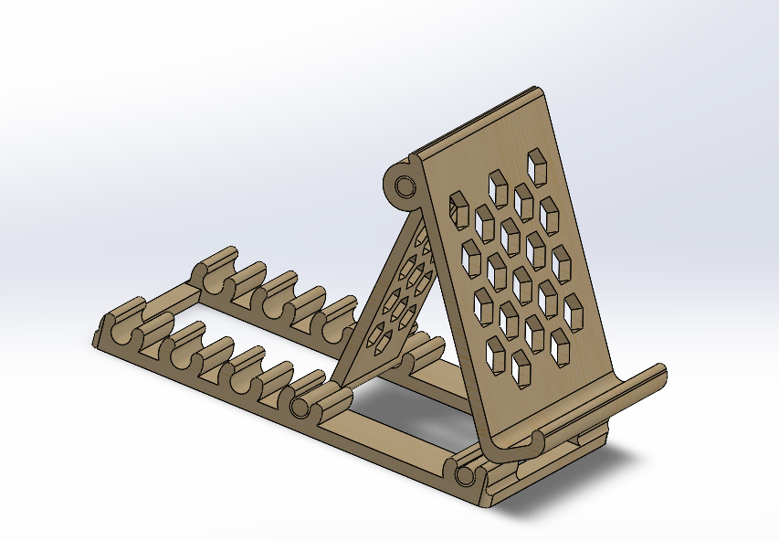 Miniatura 2 do modelo 3D Adjustable phone stand