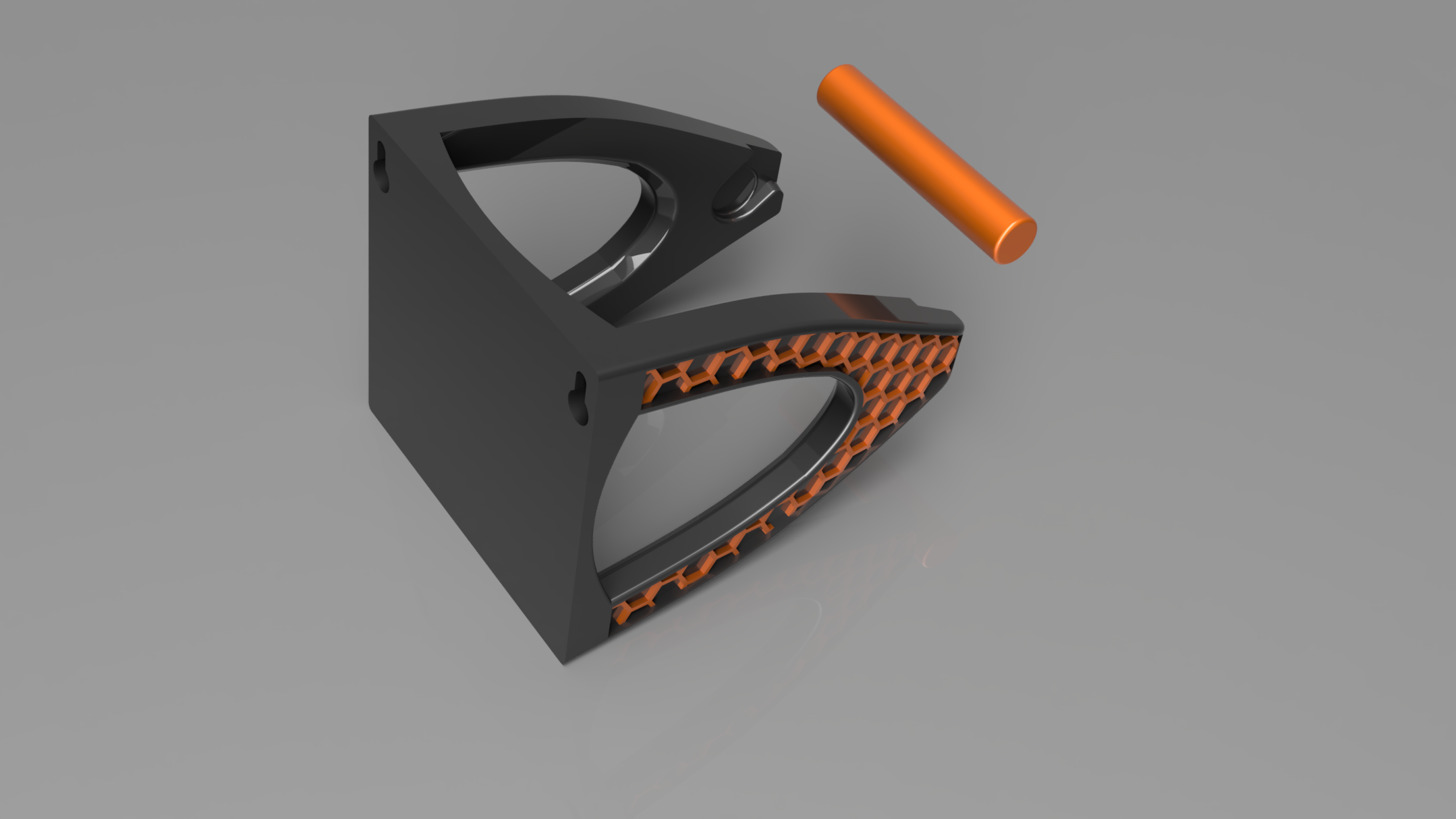 Wall mounting filament spool holder - universal