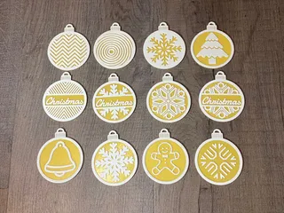 Christmas bauble decoration / Ozdoby vánoční