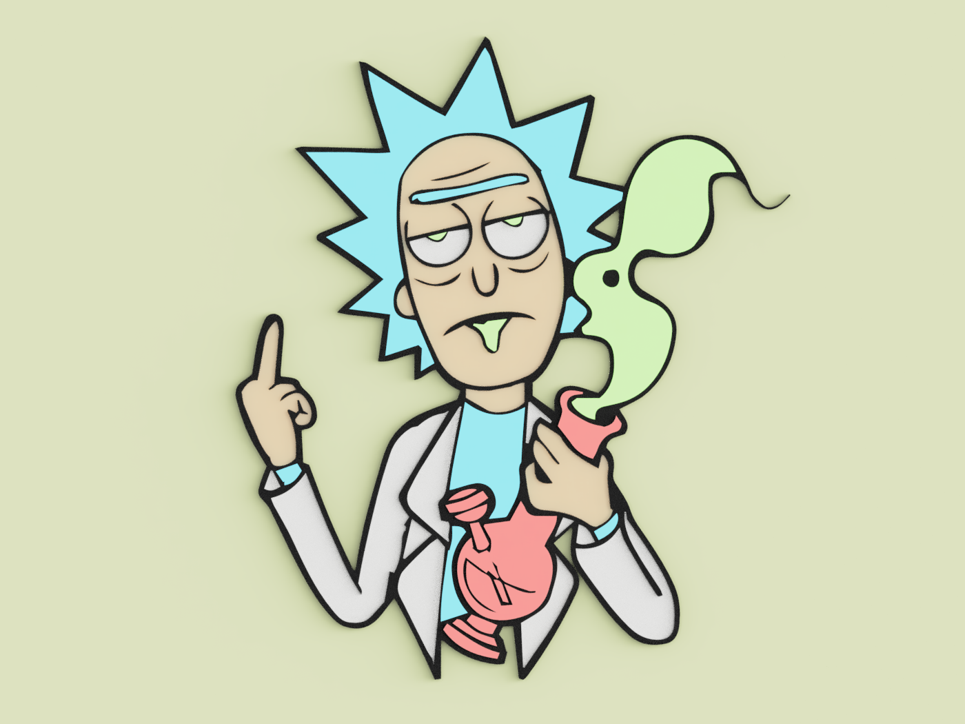 Rick Sanchez Decoration