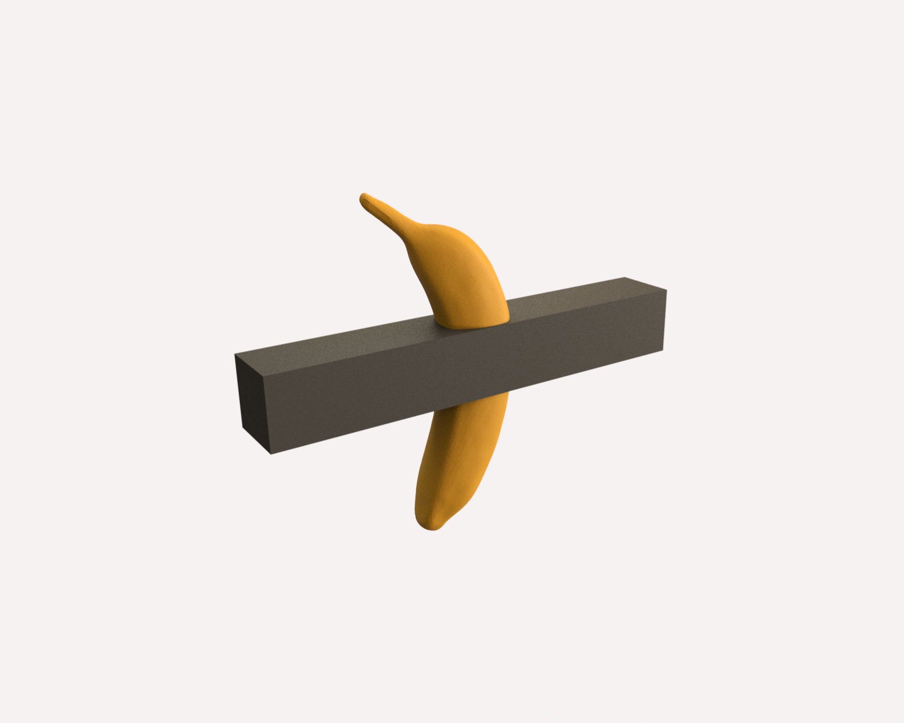 Banana mountable Wall Art