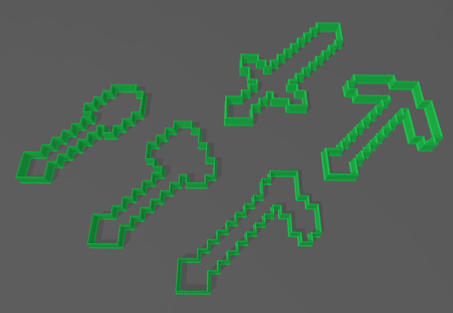 Minecraft tools and weapons (cookie)