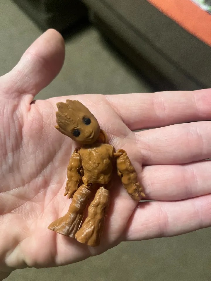 Miniatura 2 do modelo 3D Articulated groot