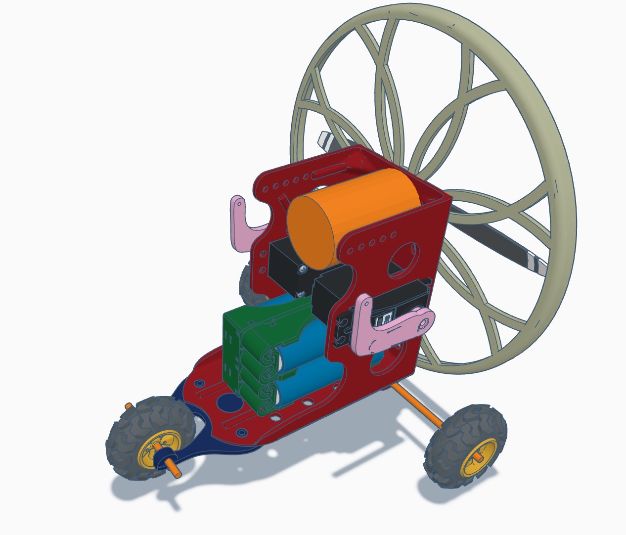 Miniatura 3 do modelo 3D RC paramotor buggy