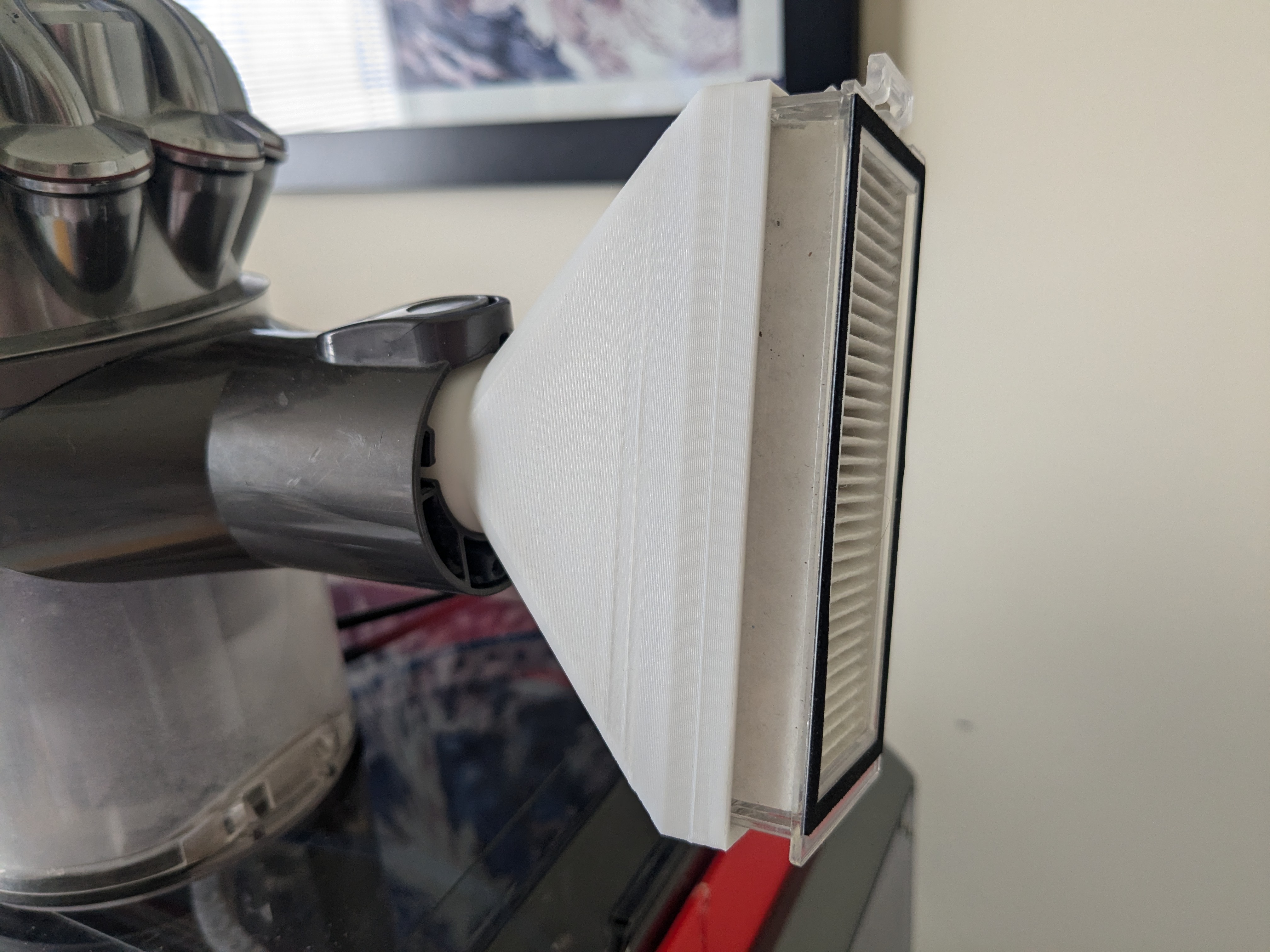 Roborock filter cleaning adapter for Dyson