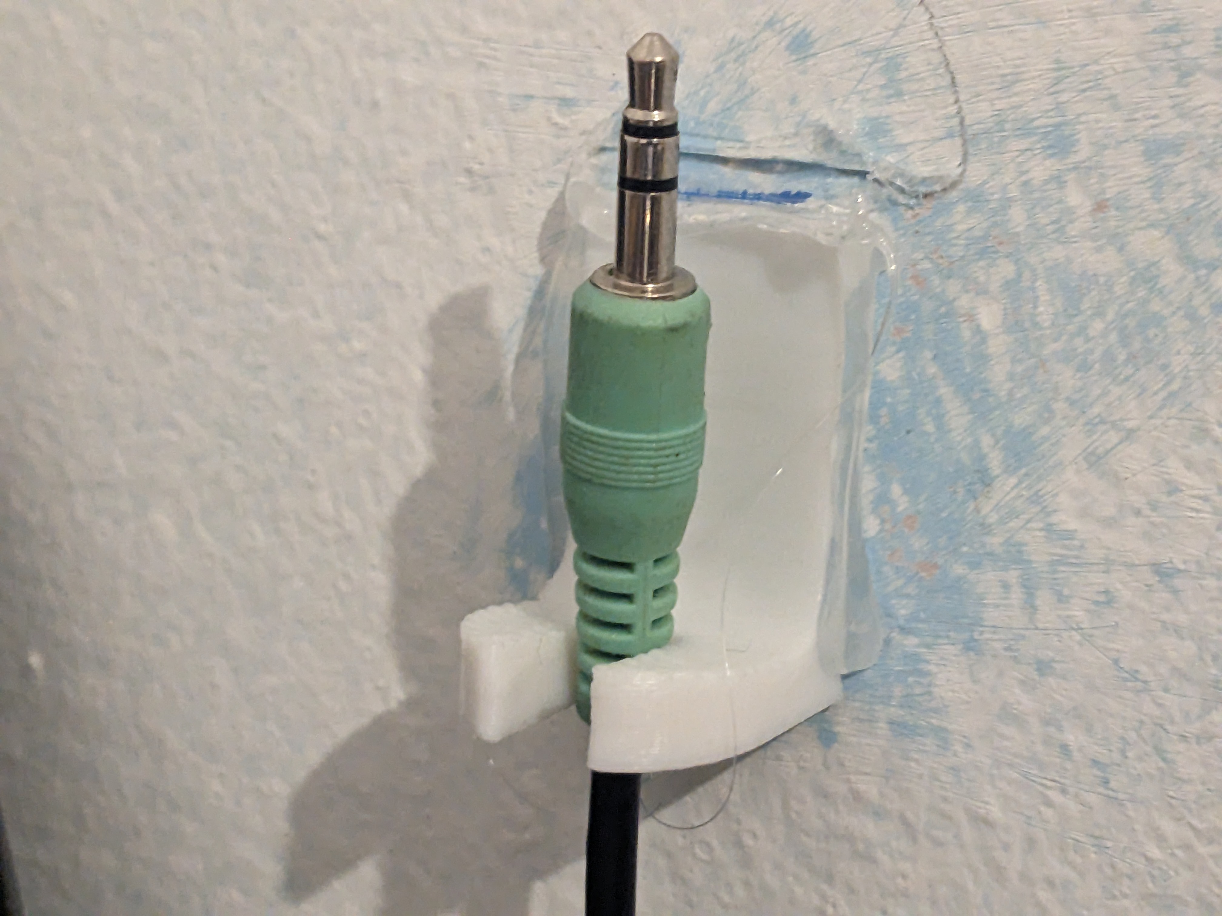 Miniatura 3 do modelo 3D Wall cable holder
