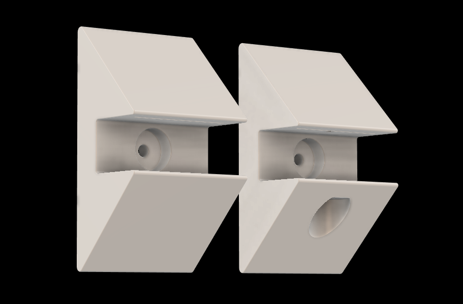 Shelf Brackets for 1" Boards (1" x 4", 1" x 6", or 1" x 8")
