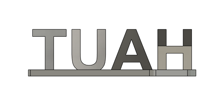 Hawk Tuah 3D Word