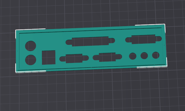 IO shield ECS P5GX-M