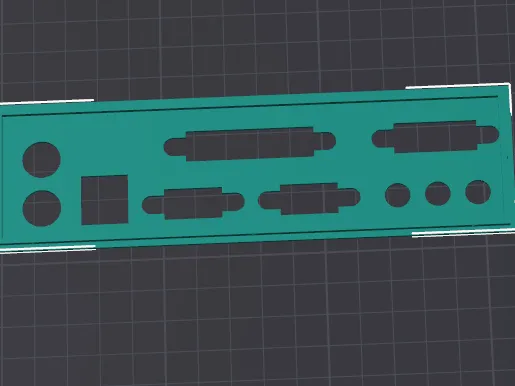 IO shield ECS P5GX-M