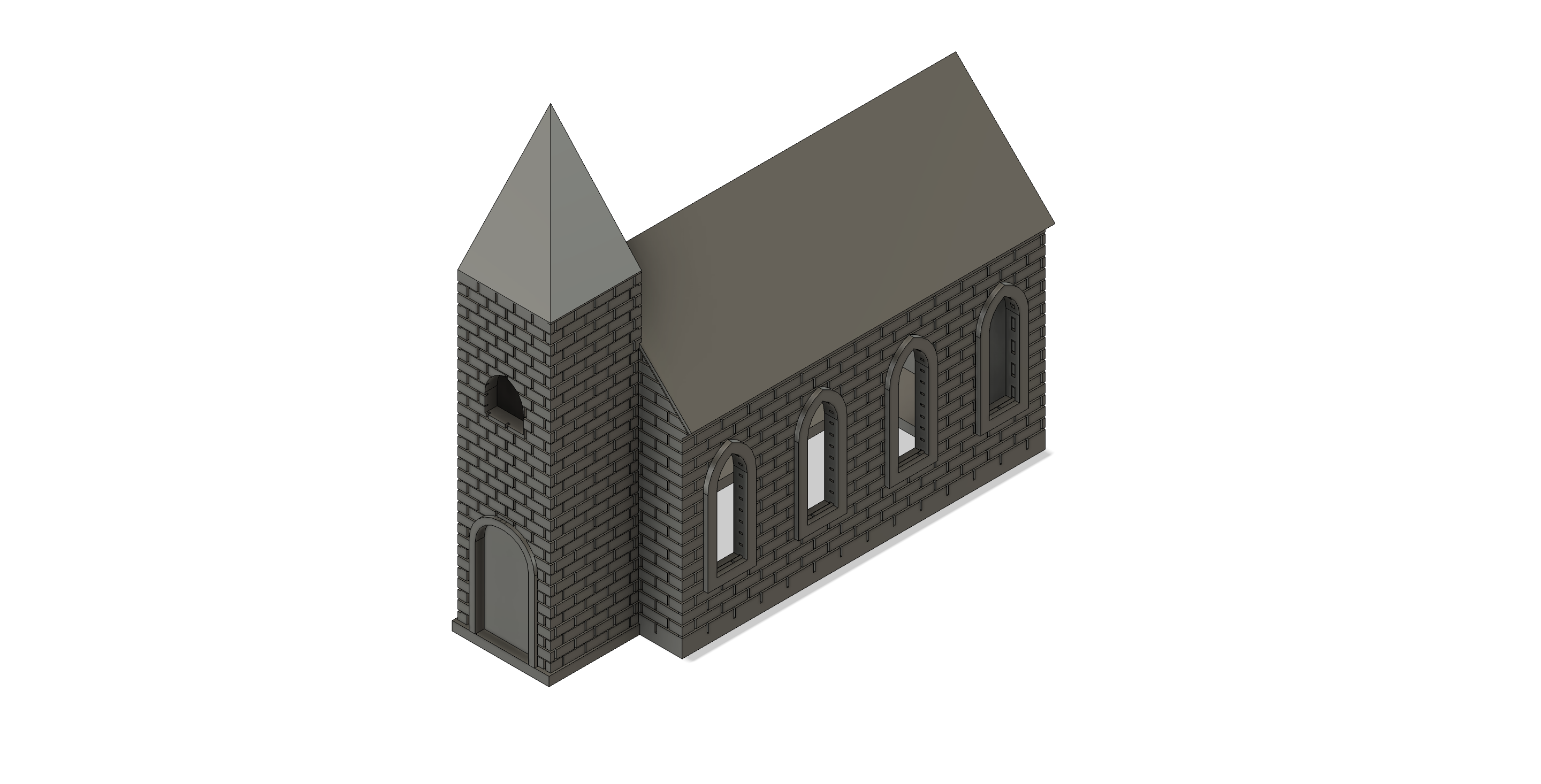 Kirche church haus house by Ronny Lindner | Download free STL model ...