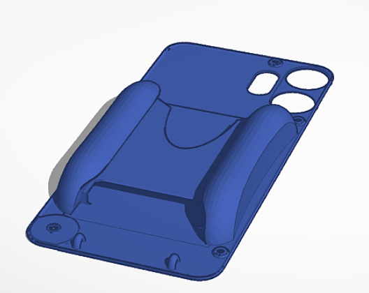 cmf phone plate - card holder, lanyard clips, and adaptive grip