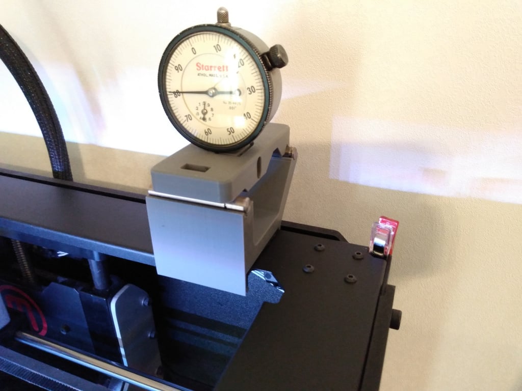 Another Dial Indicator Tool for Makerbot Replicator 2 (SCAD)