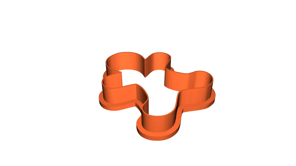 Gingerbread Man Cookie Cutter by dark_phoenix | Download free STL model ...