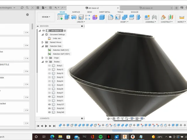 Ufo nightlight shell and stand