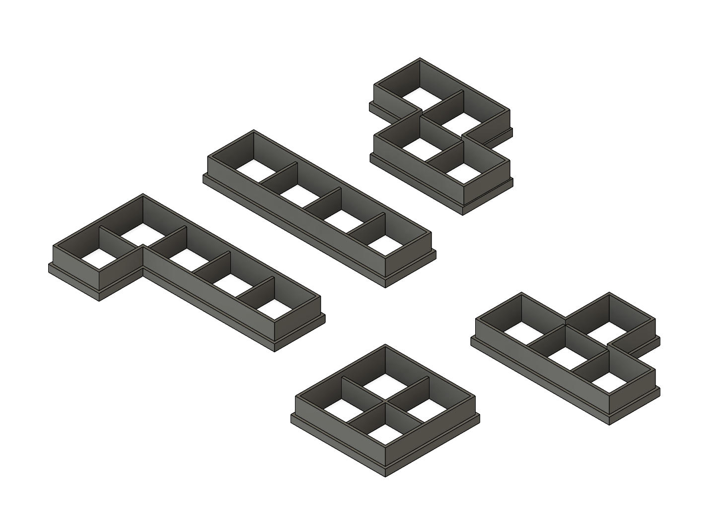 Tetris Cookie Cutters