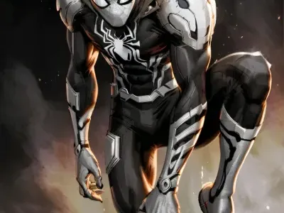 spiderman x anti venom action figure
