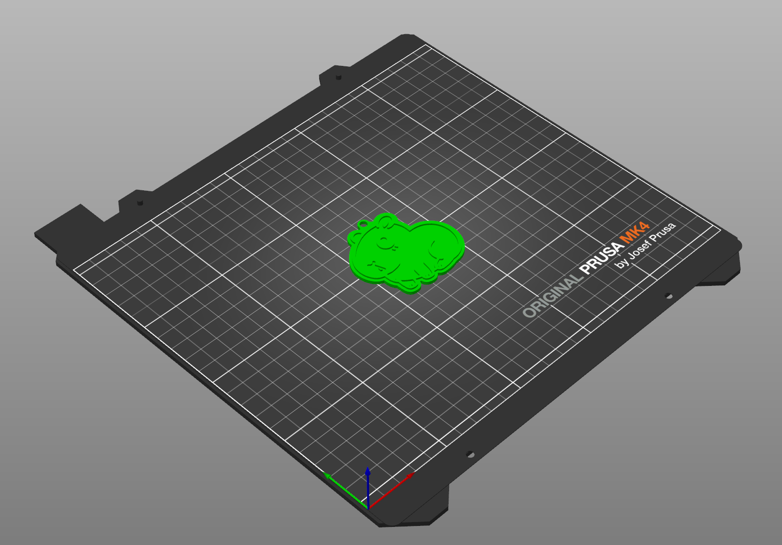 Miniatura 2 do modelo 3D Cute Capybara Keychain