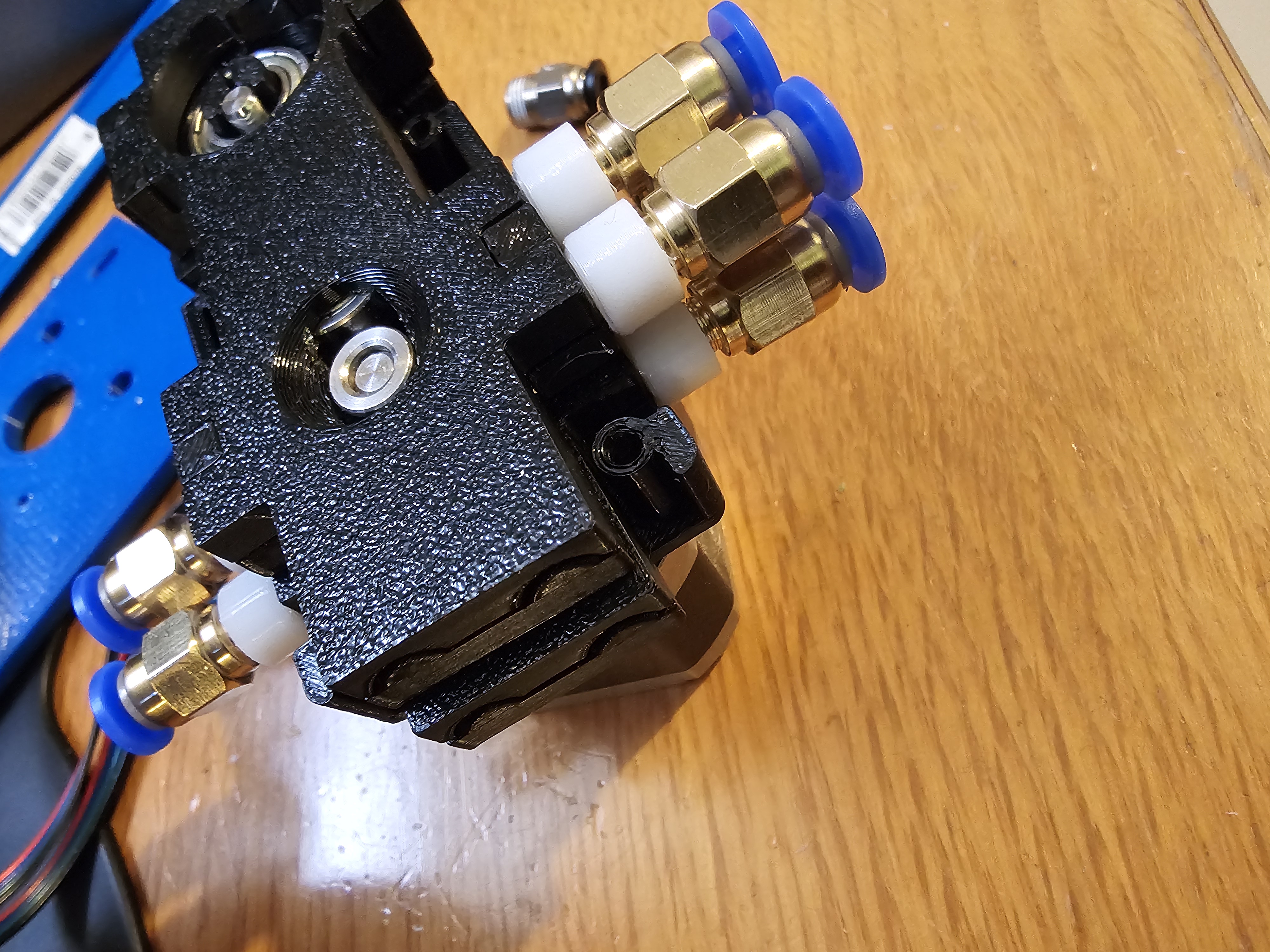 3D chameleon ptfe quick connect adapter