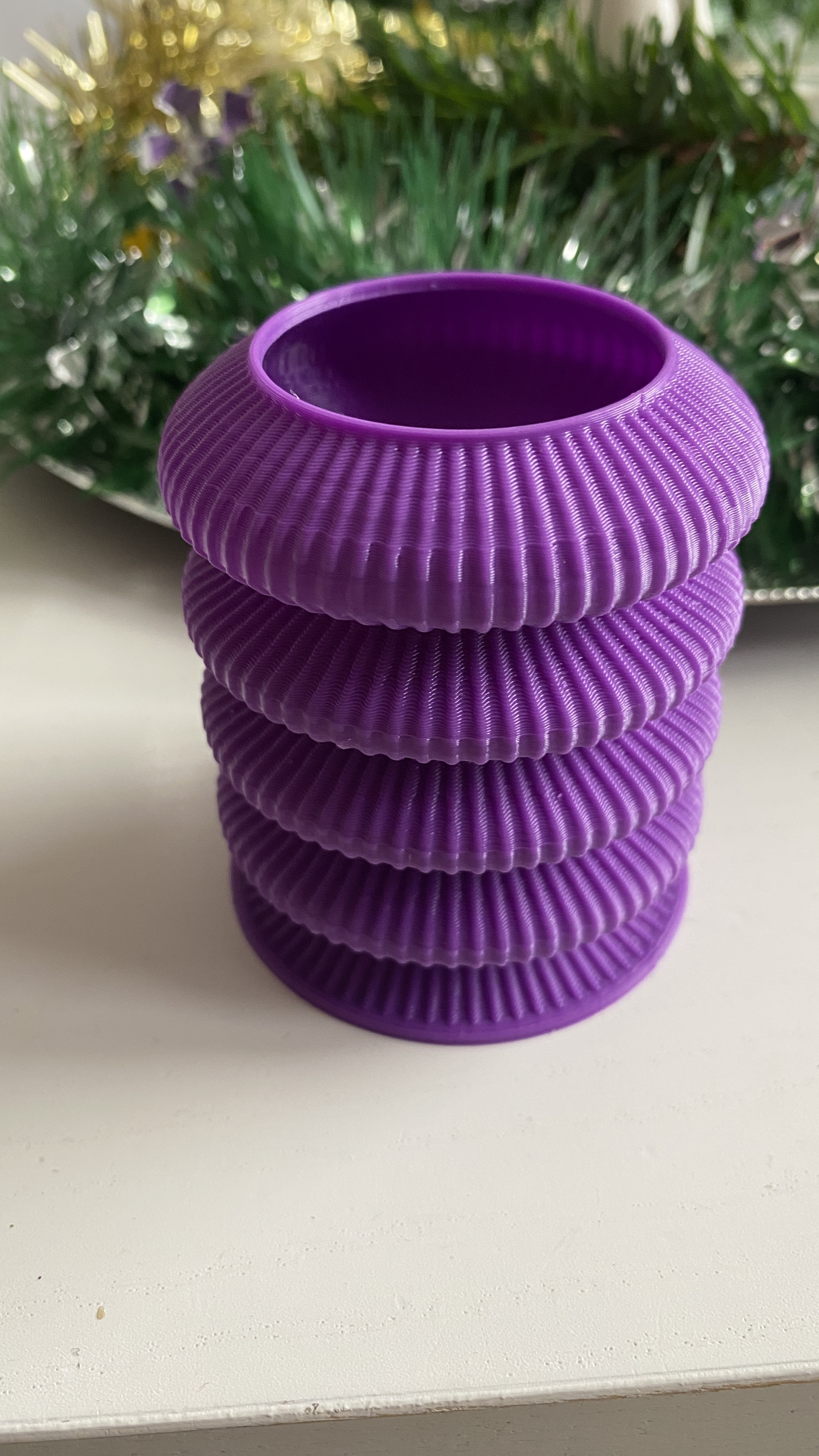 cylindrical vase
