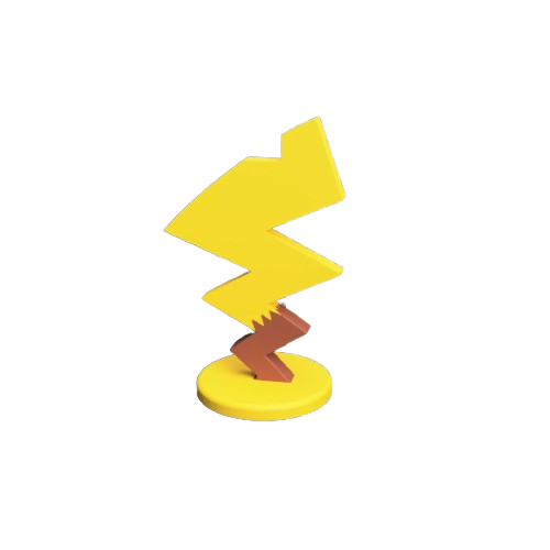 Pikachu Tail Headphone Stand