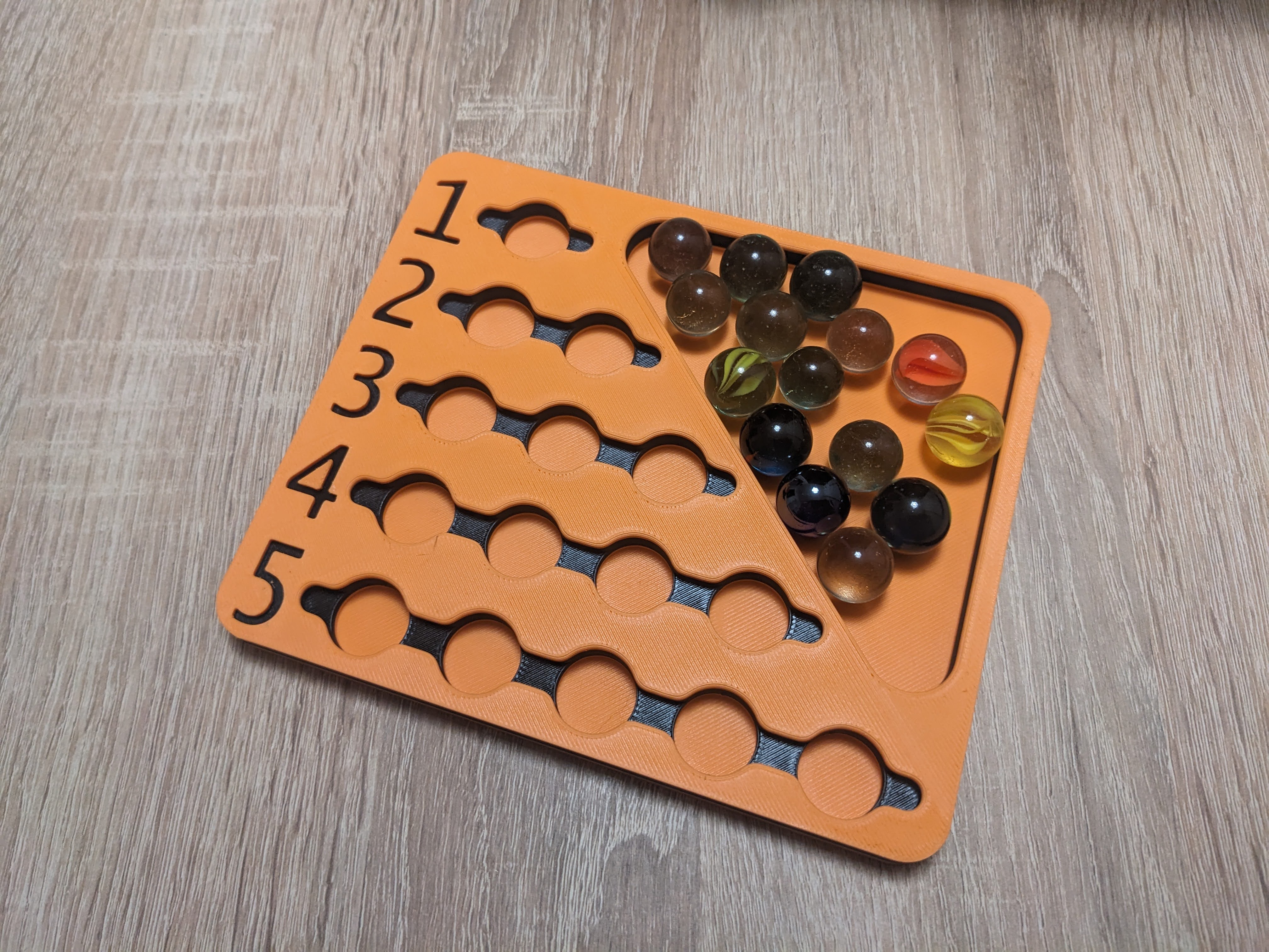 Montessori numbers marbles by anthan.cz | Download free STL model ...