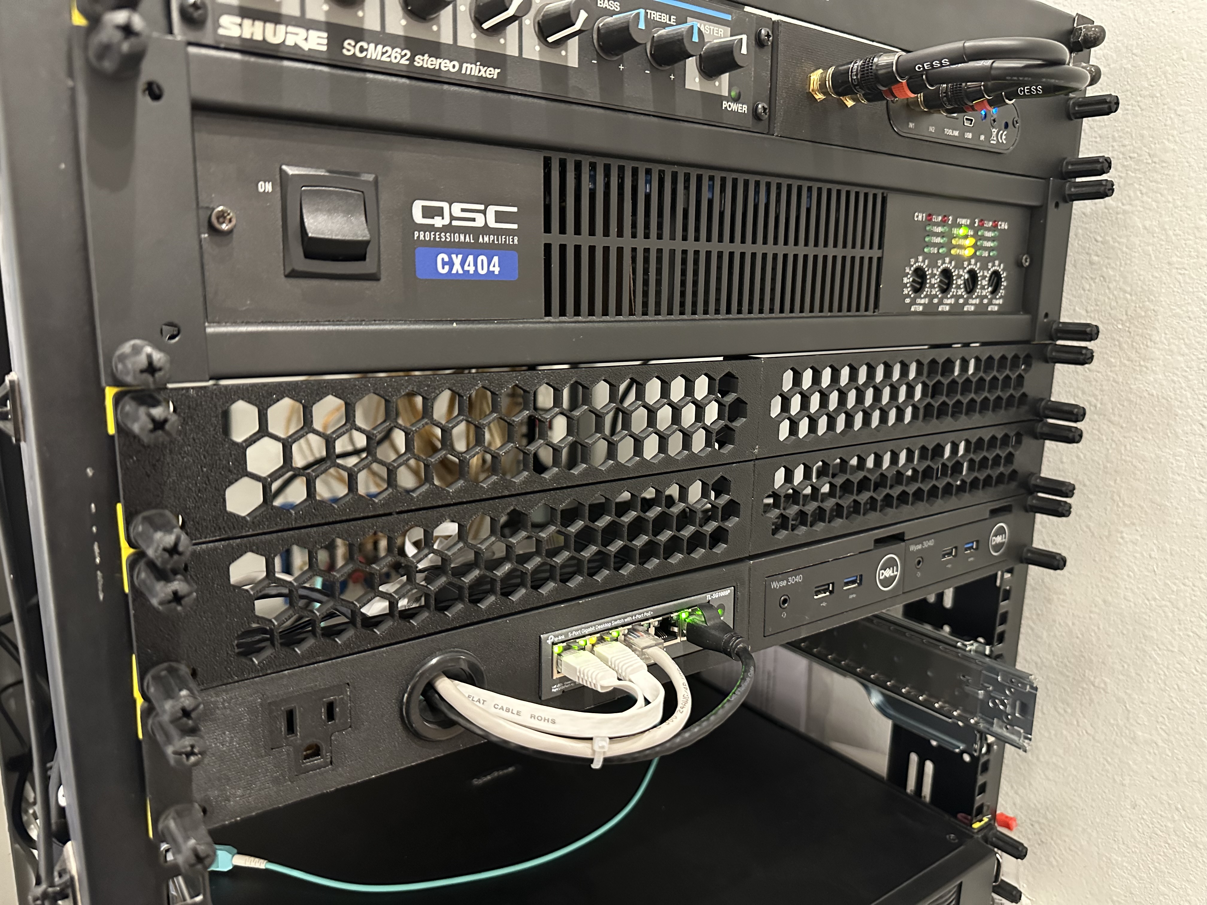 1U Rack Spacer, Solid, Multicolor, and Vented Versions