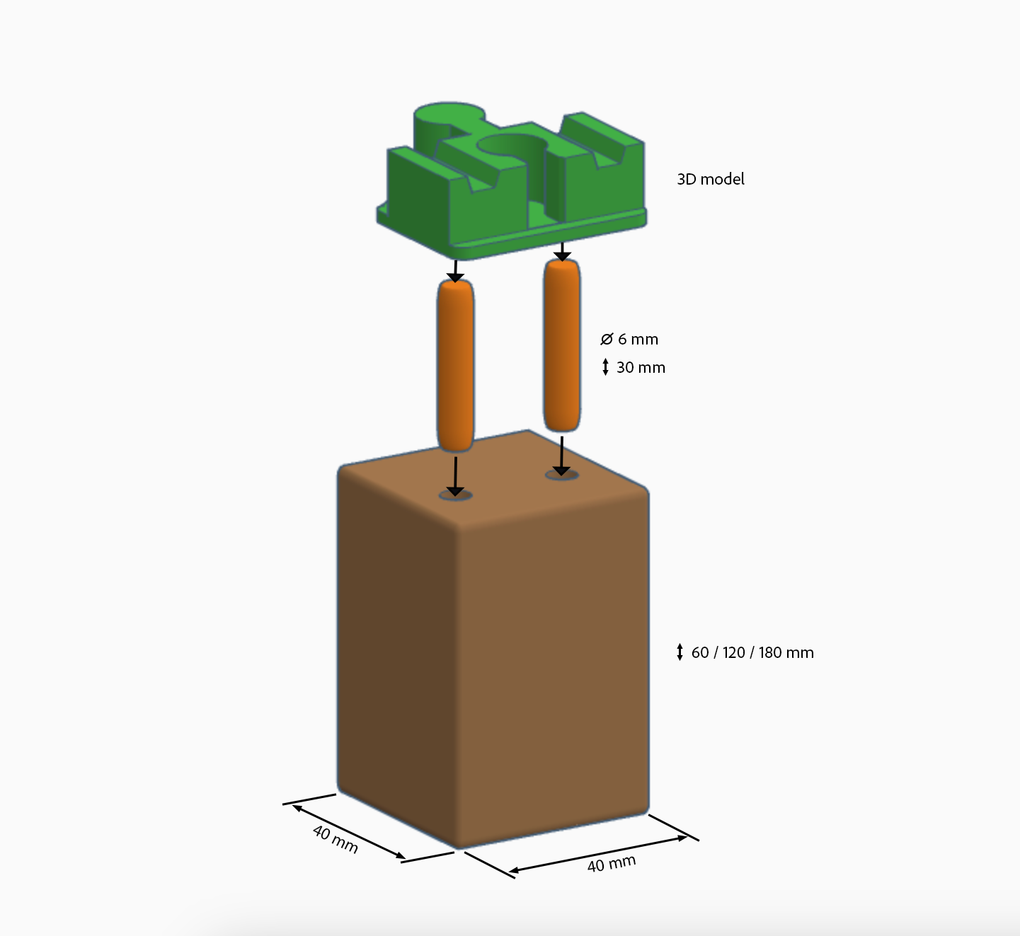 Wooden railway pillar (pilíř k vláčkodráze) — miniatura 9