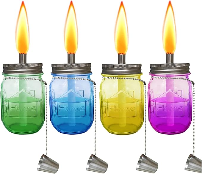 Mason Jar tiki torch holder — thumbnail 6