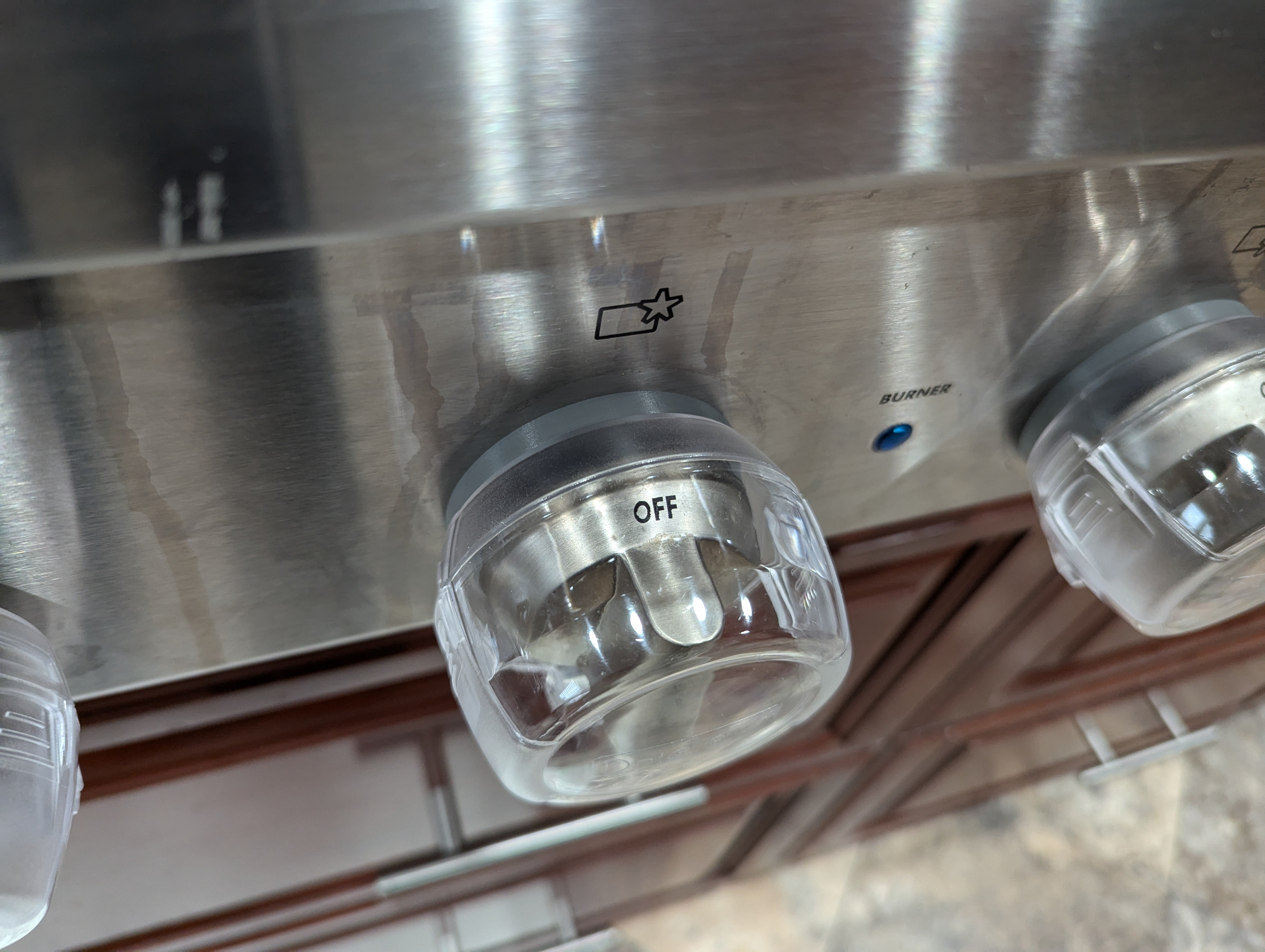 Childproof Stove Knob Guard Adapter