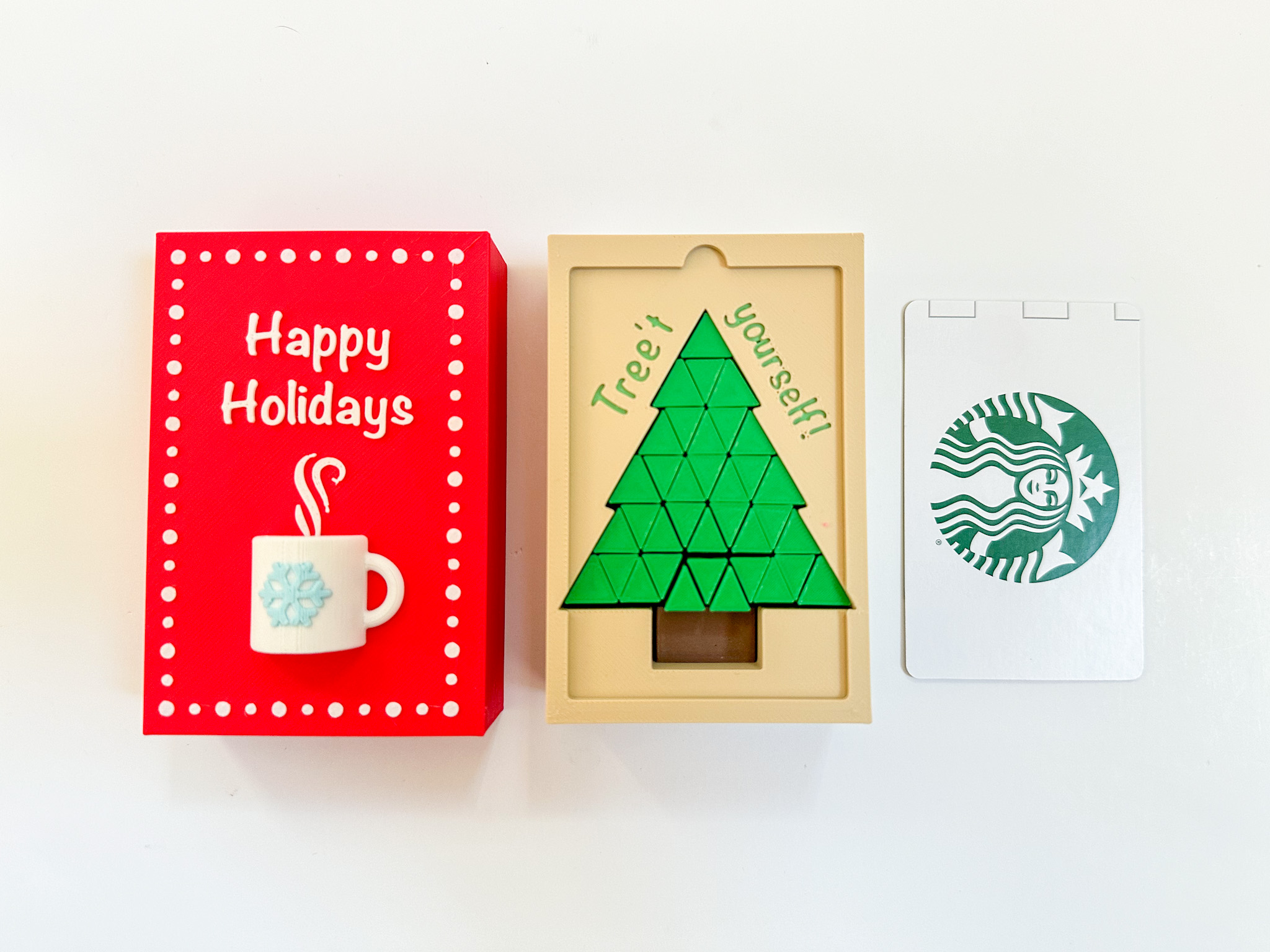 Tree't Yourself! Gift Card Box with Pixel Tree Fidget