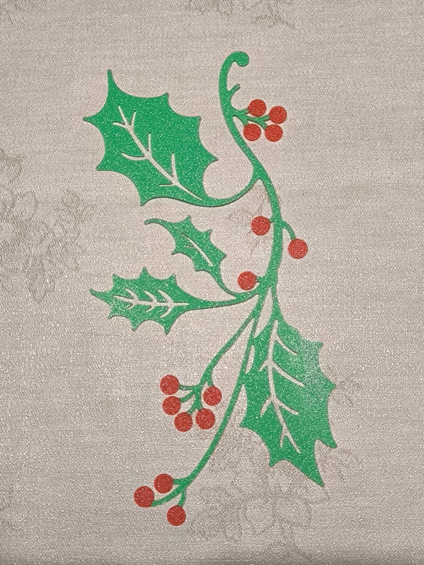 Holly tree. Wall decoration