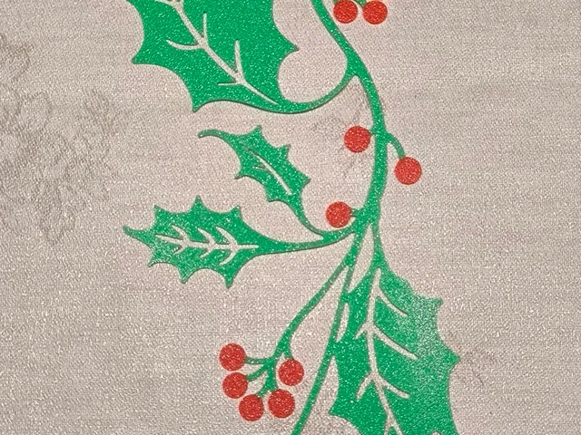 Holly tree. Wall decoration