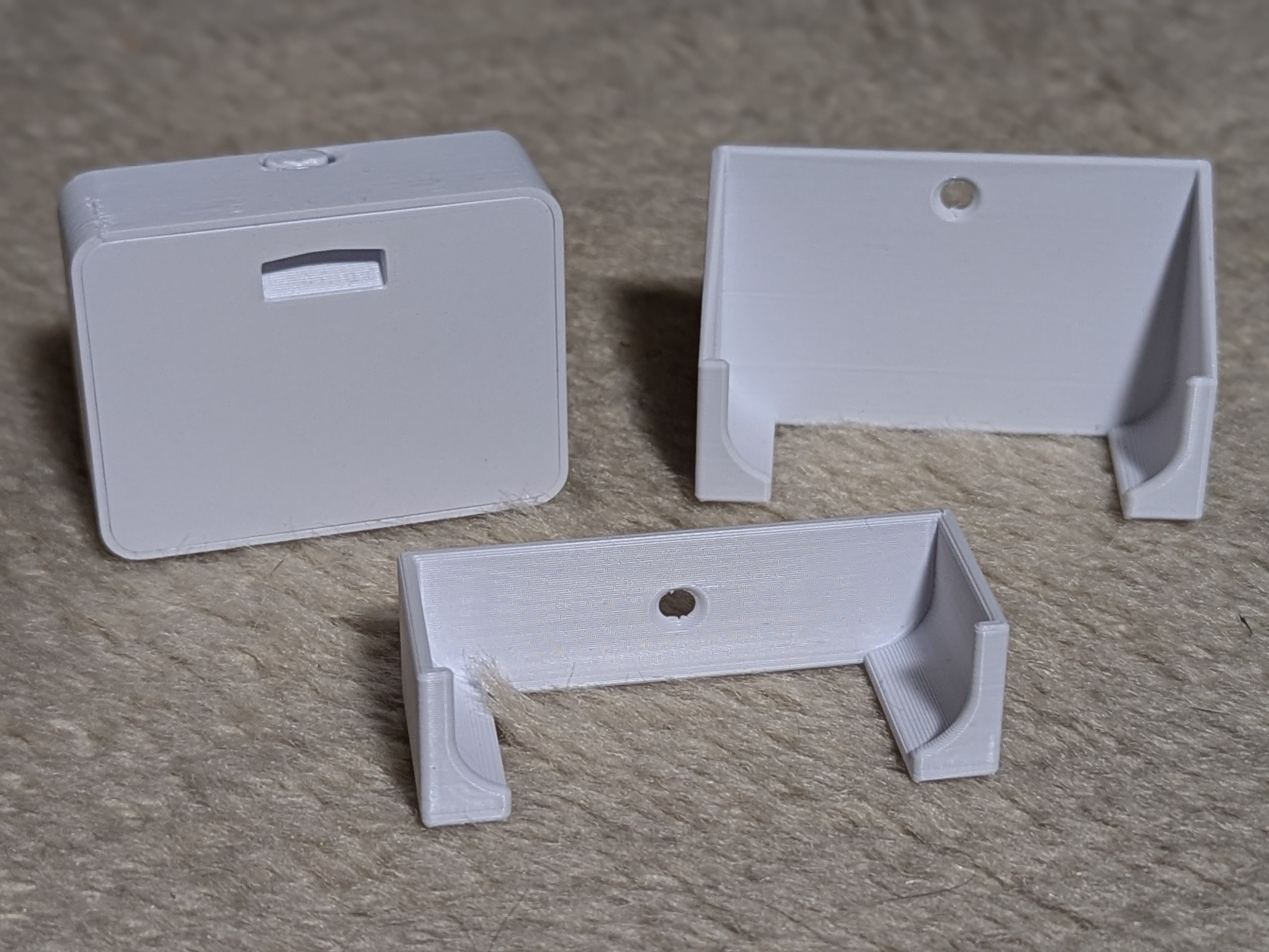 Wall Mount for remixed Sonoff SNZB-02 Temperature Sensor case