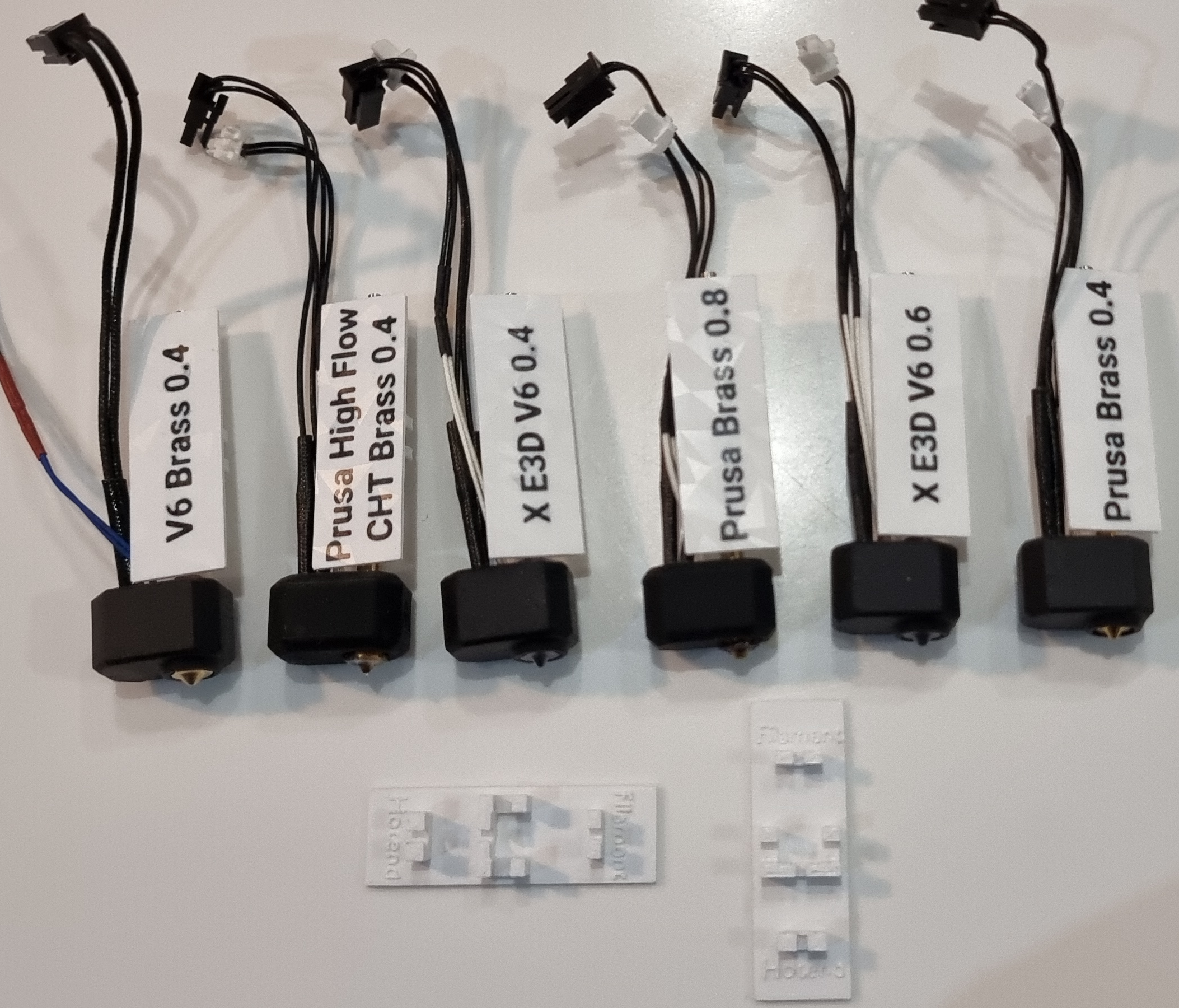 Nextruder Hotend/Noozle tags