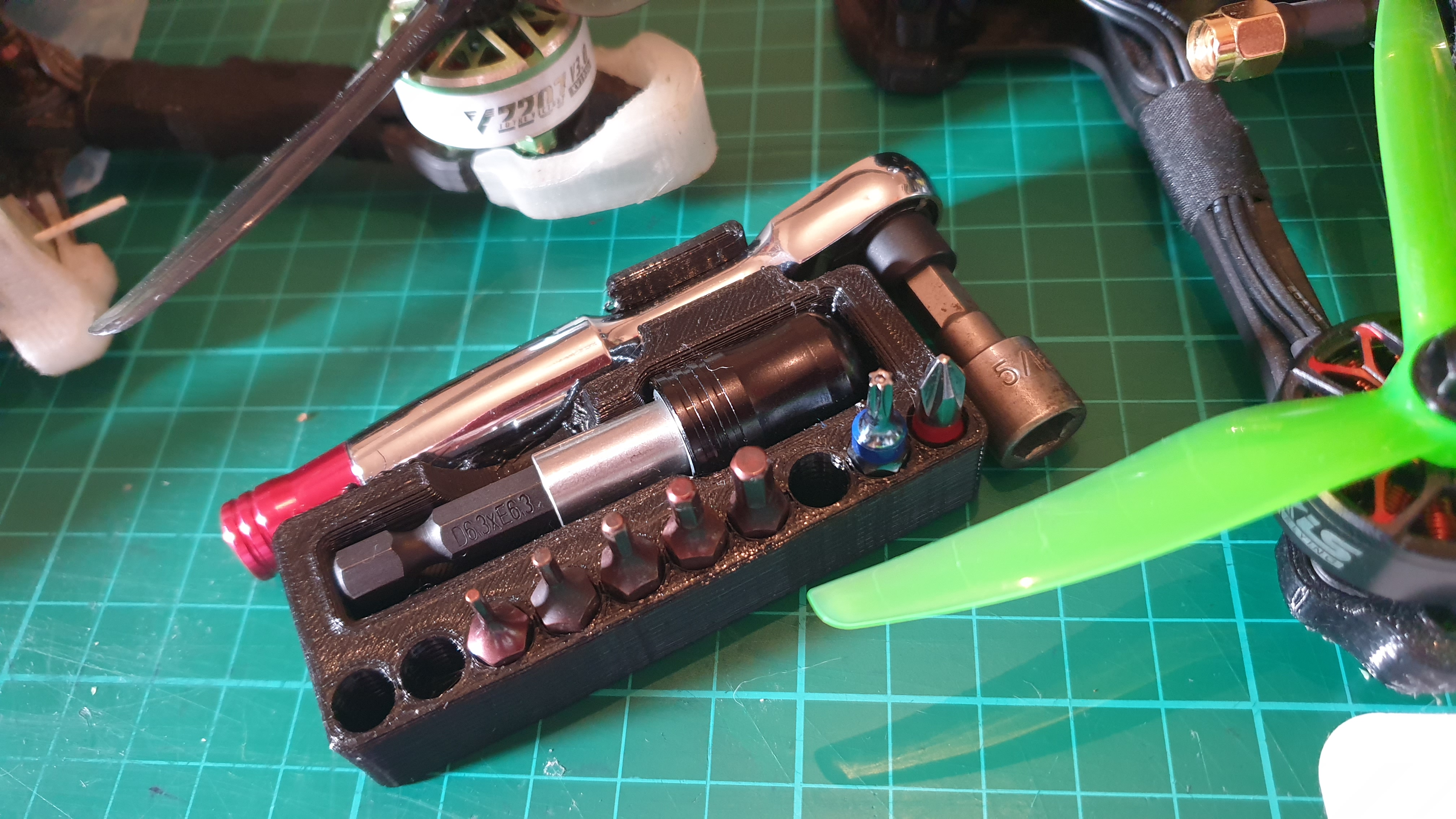 Porta inserti 1/4     "1/4 insert holder"