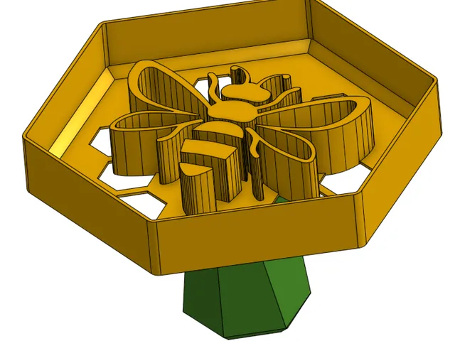 Bee cookie cutter