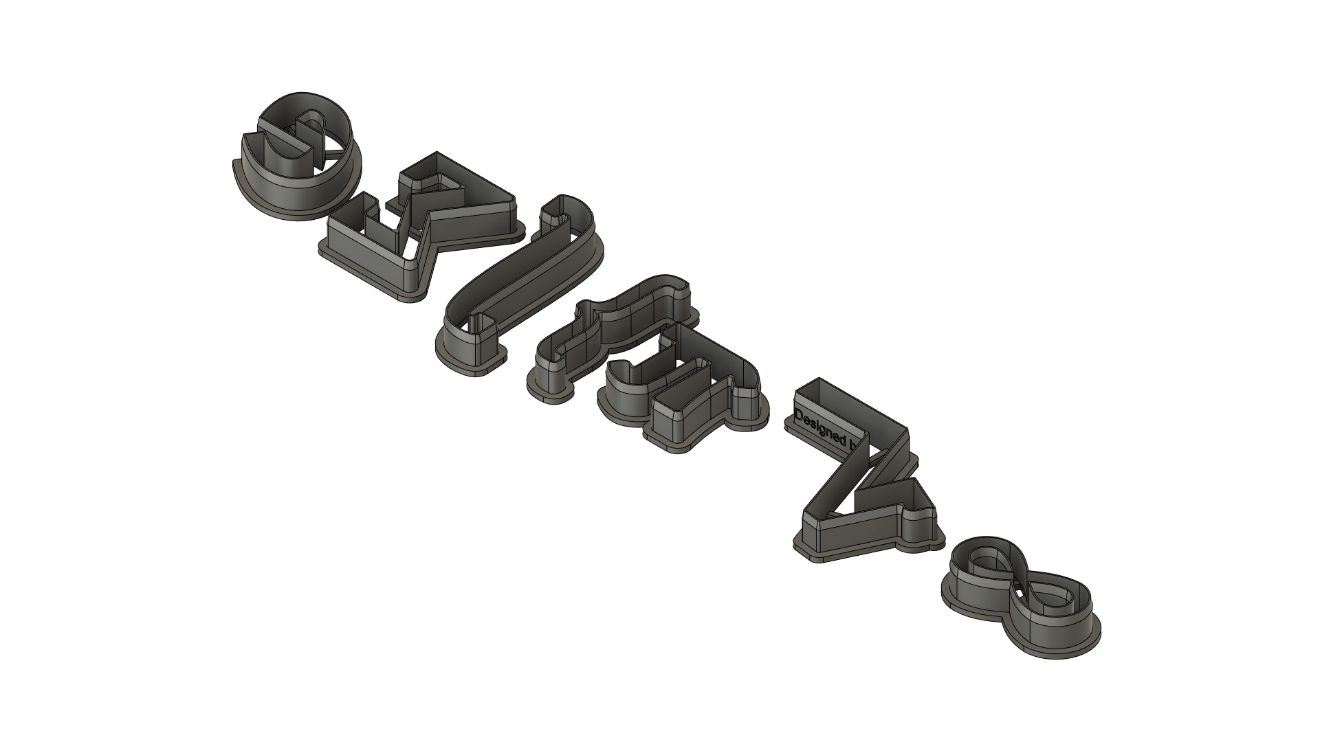 Math cookie cutters