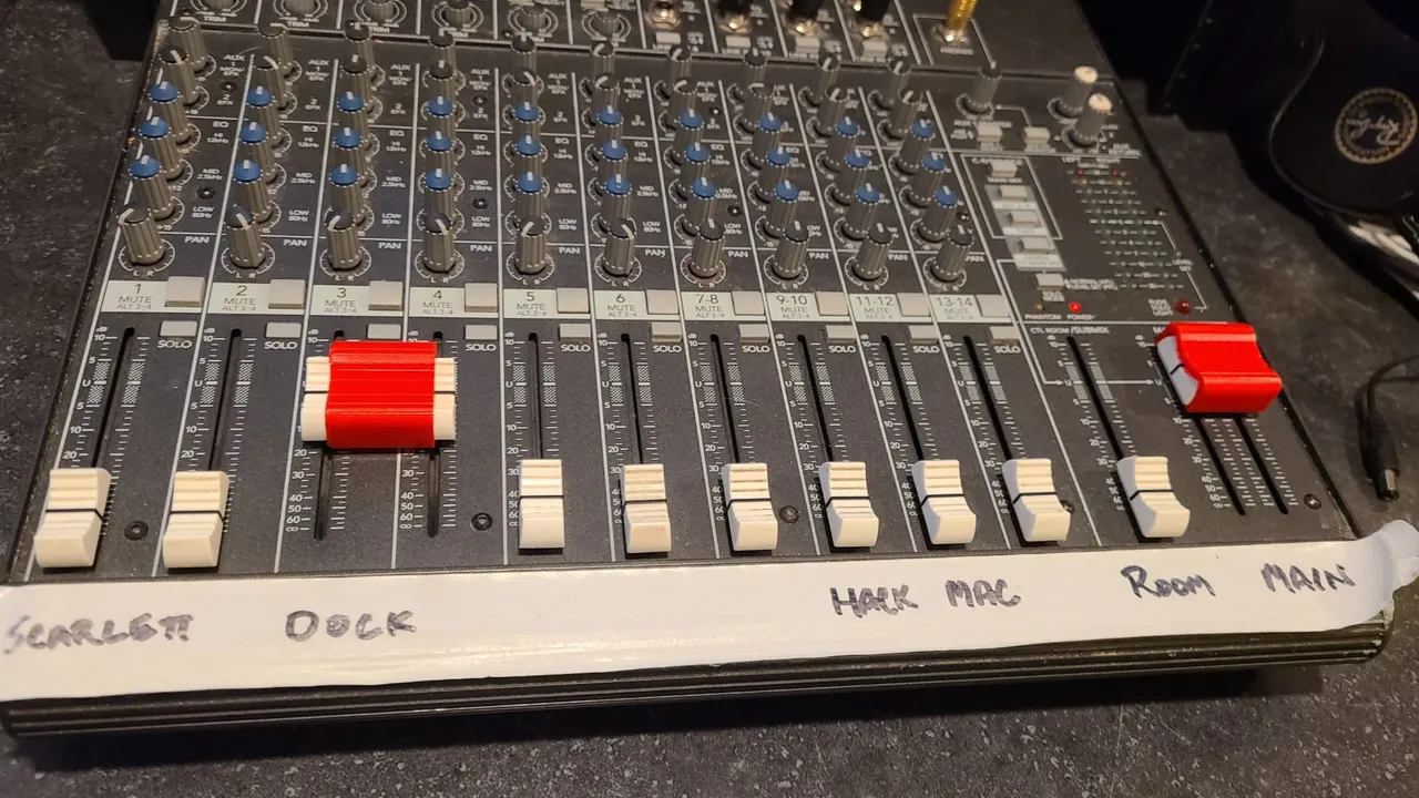 Fader Bridge for 24mm & 25mm Faders by videograndpa | Download free STL ...
