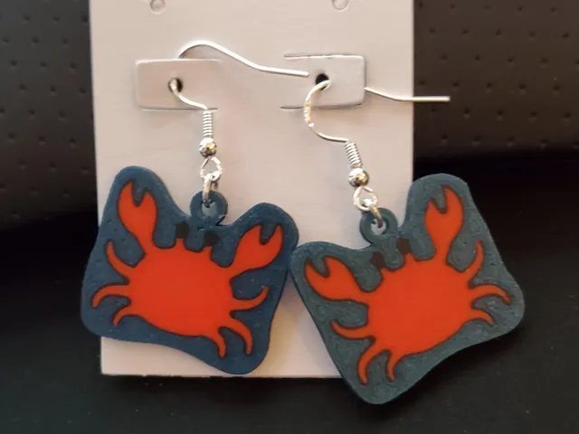 Crab Earrings