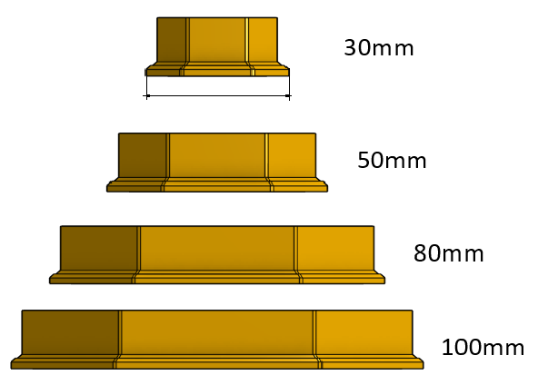 Miniatura 2 do modelo 3D Hexagon cookie cutter