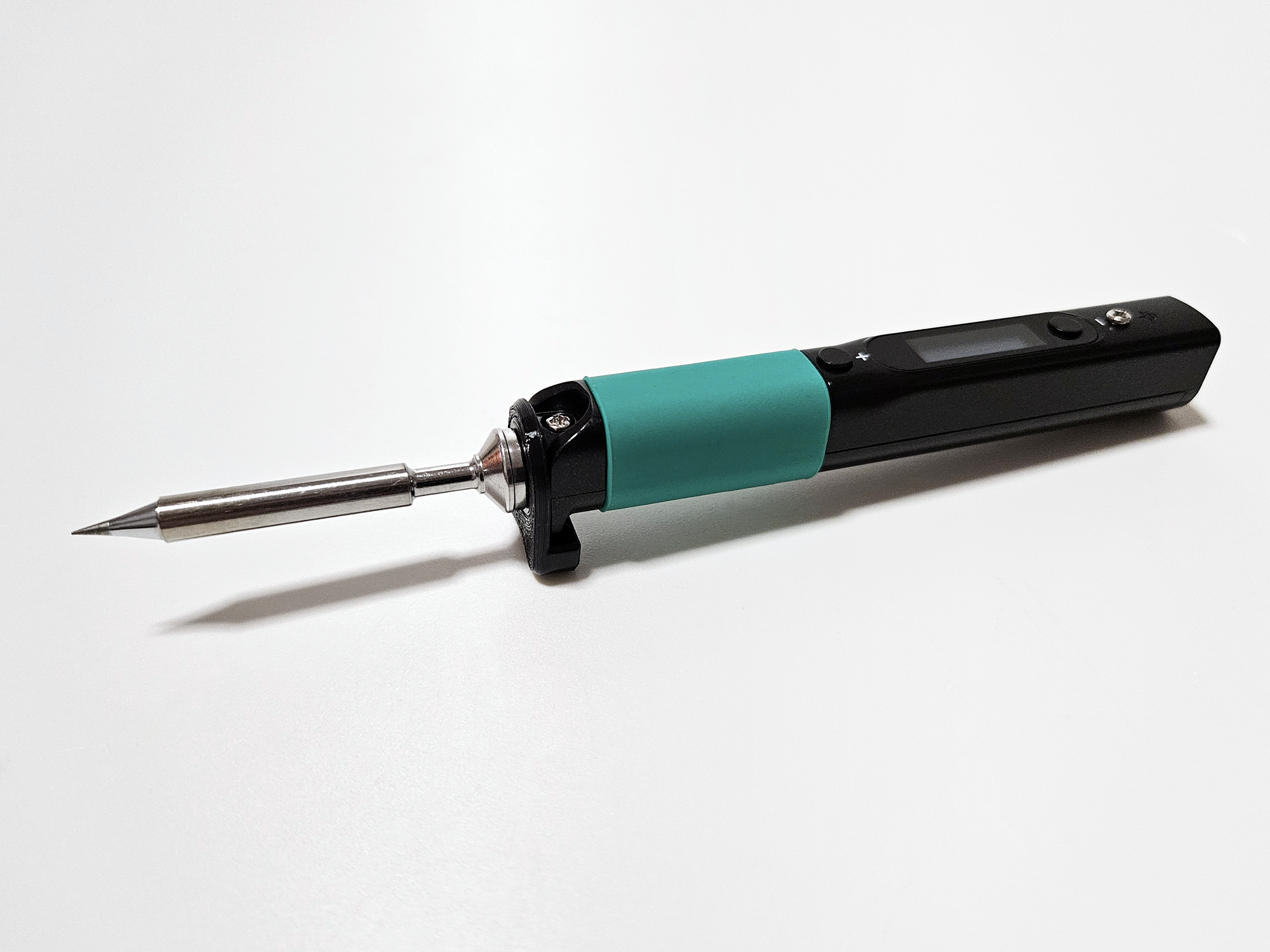Anti-roll foot / mini stand for Pinecil soldering iron