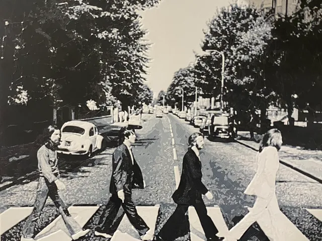 ABBEY ROAD - The Beatles Album Cover Art (2 Colors)