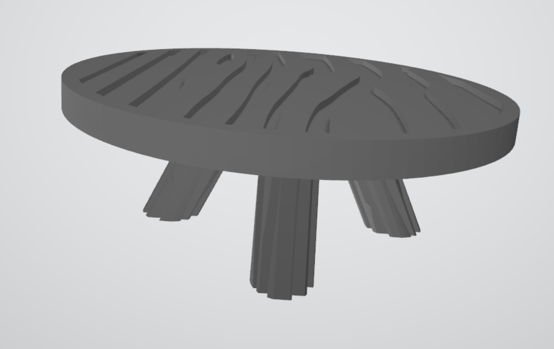 Wood Table 28mm miniature