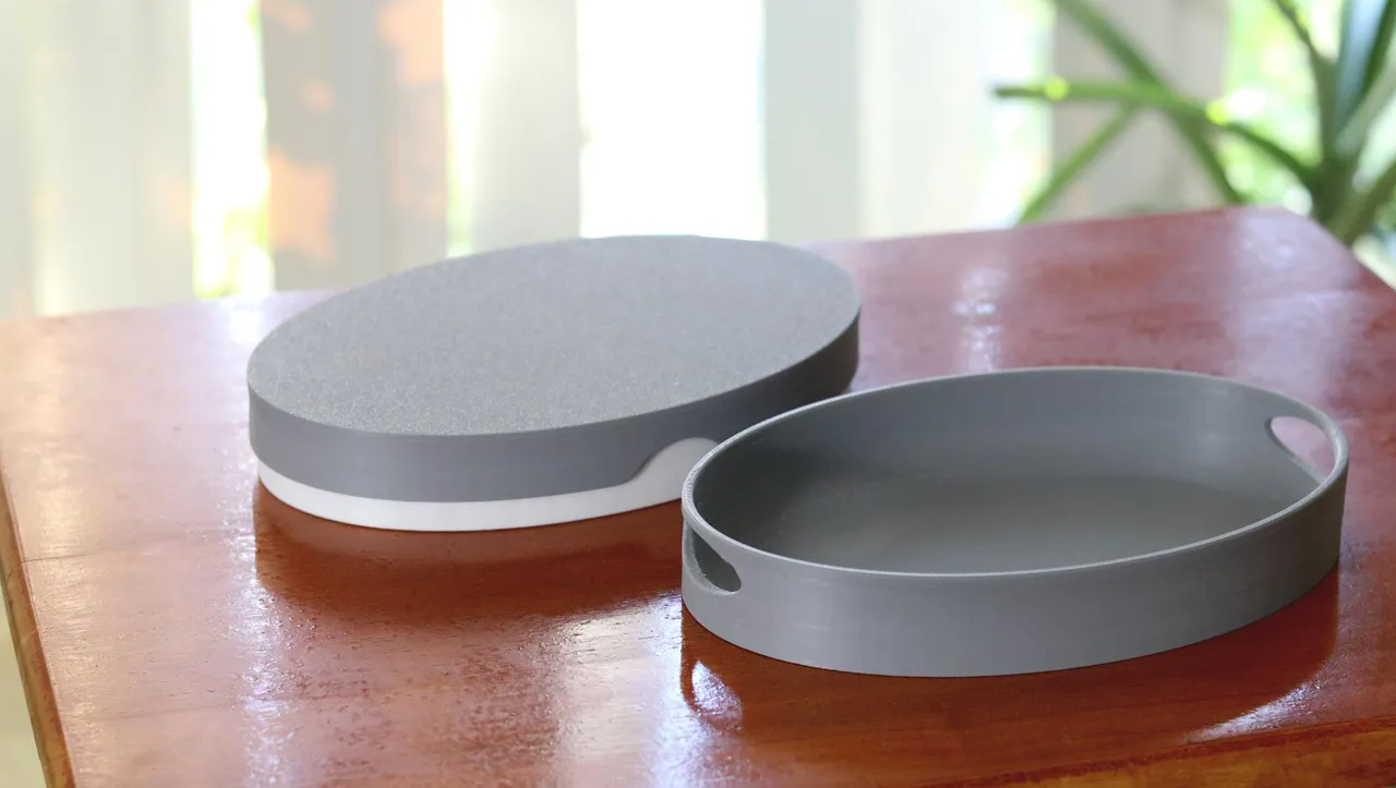 Snack Tray with Lid by easai | Download free STL model | Printables.com