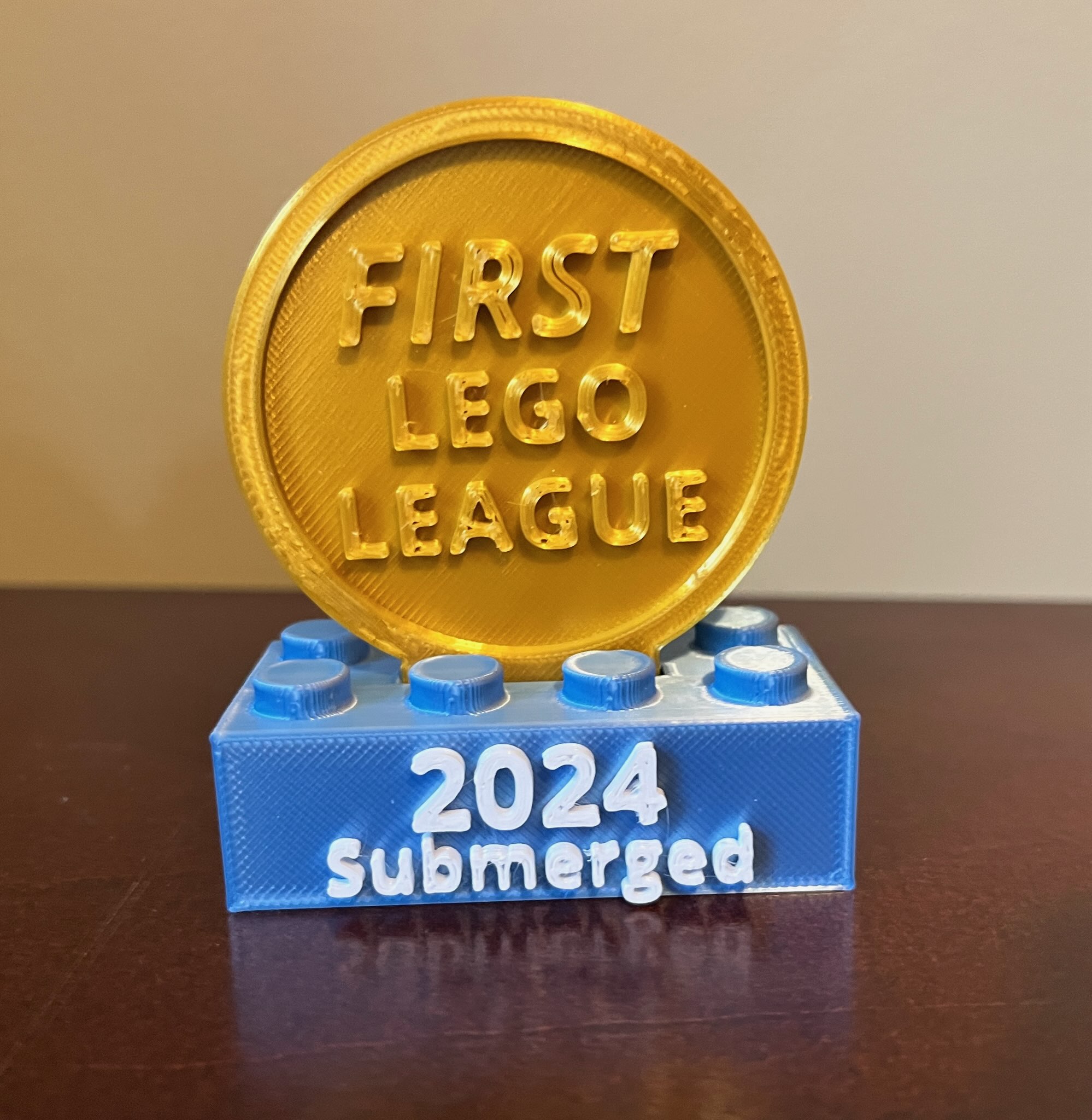 First Lego League Lego Block Trophy