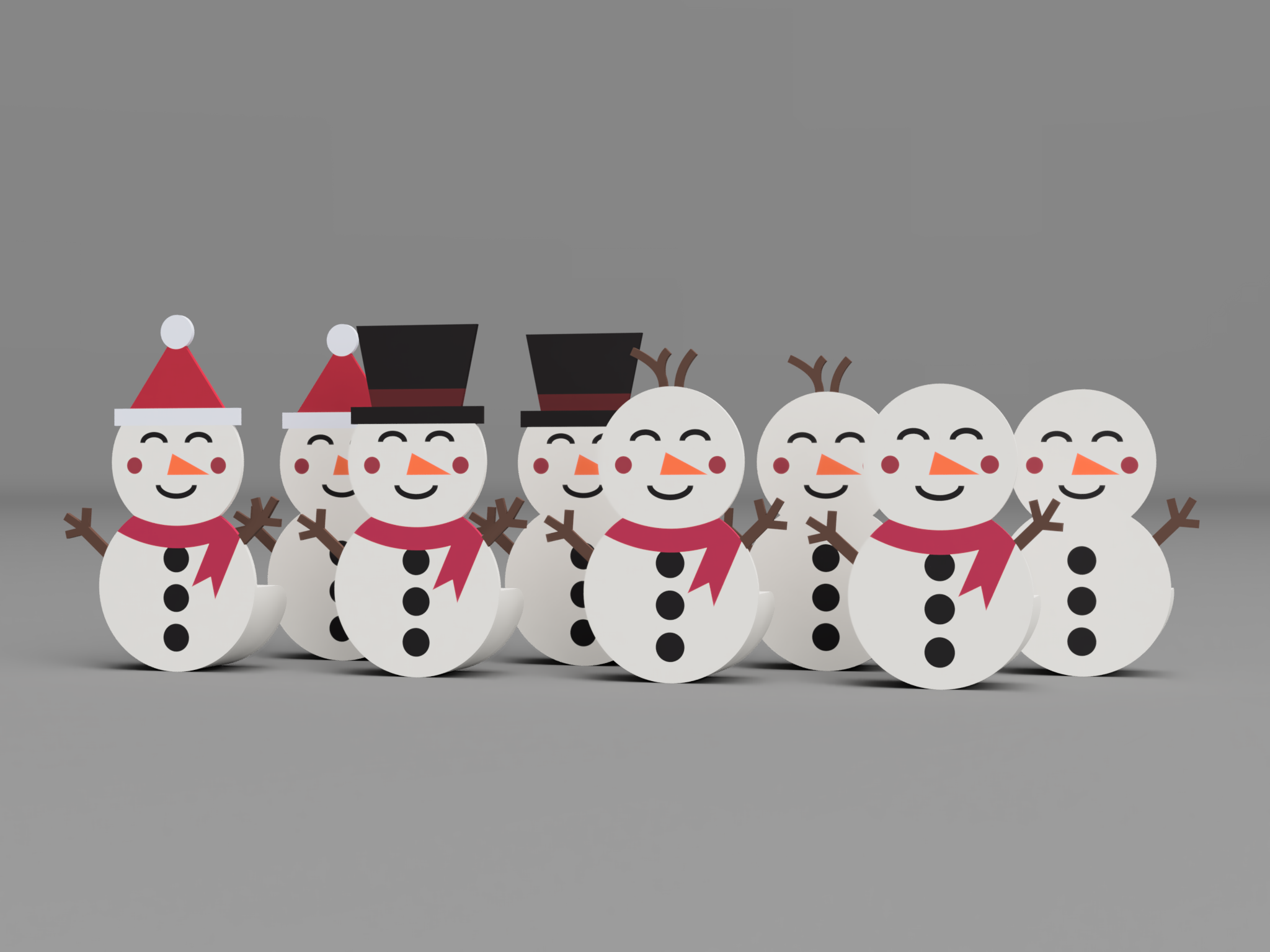 Rocking Snowmen