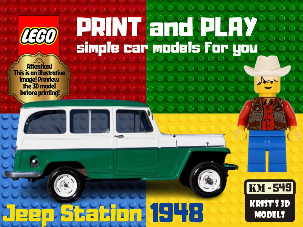 LEGO Jeep Station 1948