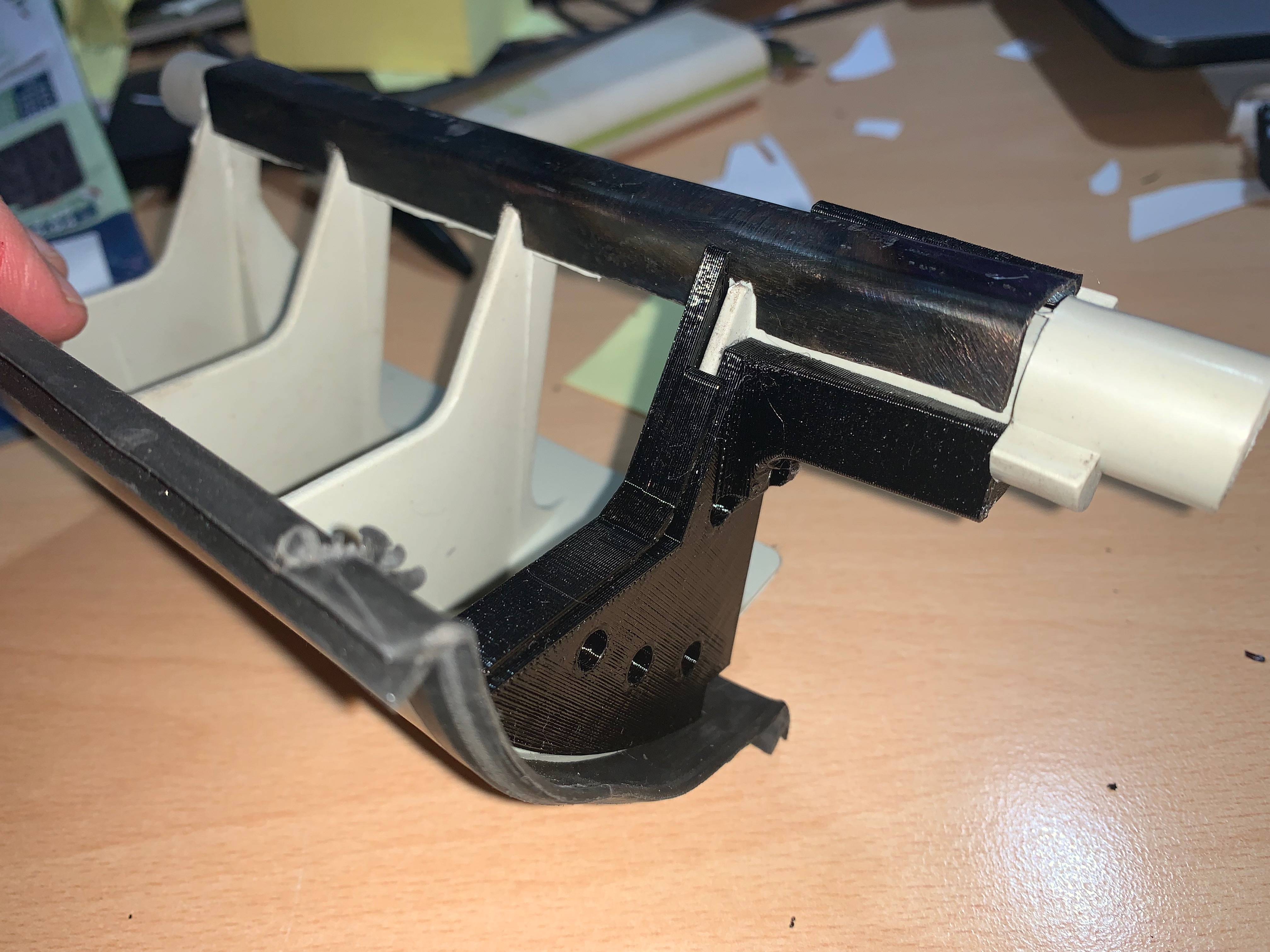 Peugeot 407 Heater flap reinforcement